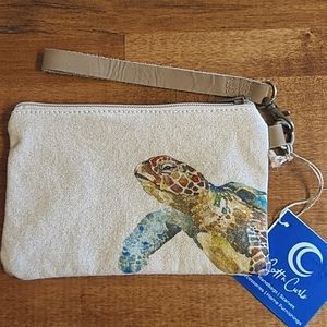 Cott n Curls Sea Turltle wristlet